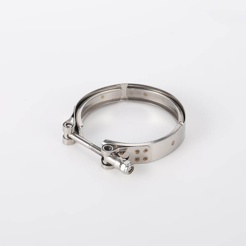 Spona z nerezovej ocele pre automobilový výfuk, drážkovaný V typ, ťažká vyrovnávacia spona Hwkg/Hengwei