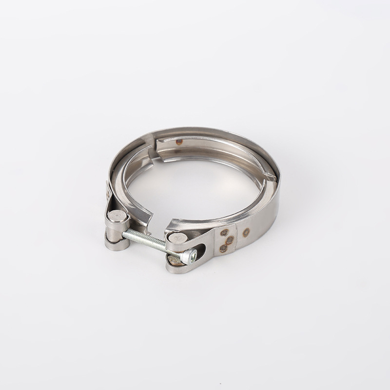 Spona z nerezovej ocele pre automobilový výfuk, drážkovaný V typ, ťažká vyrovnávacia spona Hwkg/Hengwei