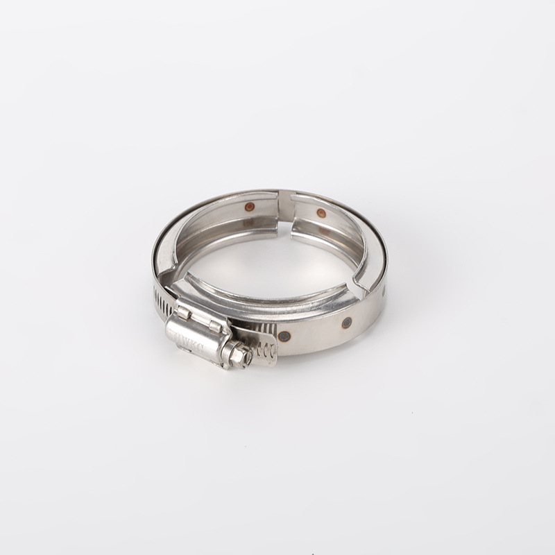 Spona z nerezovej ocele pre automobilový výfuk, drážkovaný V typ, ťažká vyrovnávacia spona Hwkg/Hengwei