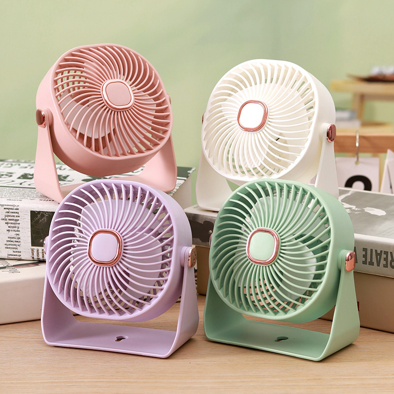 Stolni USB ventilator, 3 brzine, ugrađena baterija, 3 lopatice