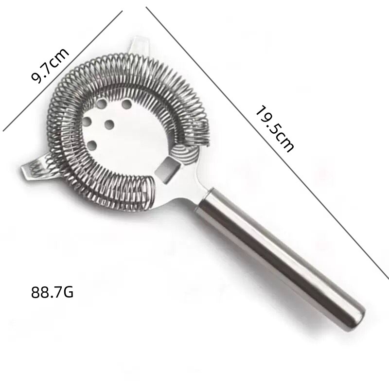Filter za led za koktele od nehrđajućeg čelika, moderan minimalistički stil, jedno pakiranje, premium kvaliteta