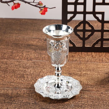 Set za vino s pladnjem za čaše — cinkov legura, lagani luksuzni retro stil, premium kvaliteta, lansiran ljeta 2023