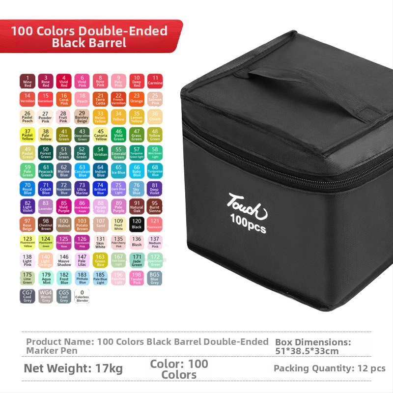 Touch Mark dvojkoncový markerový set – olejové farbivo na báze oleja, základné balenie