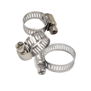 Spona na hadicu z nehrdzavejúcej ocele, americký štýl, plynové pripojenie; Menovitý priemer: podľa obrázka; Upevňovací priemer: podľa obrázka