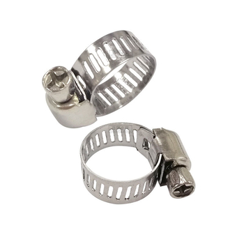 Spona na hadicu z nehrdzavejúcej ocele, americký štýl, plynové pripojenie; Menovitý priemer: podľa obrázka; Upevňovací priemer: podľa obrázka