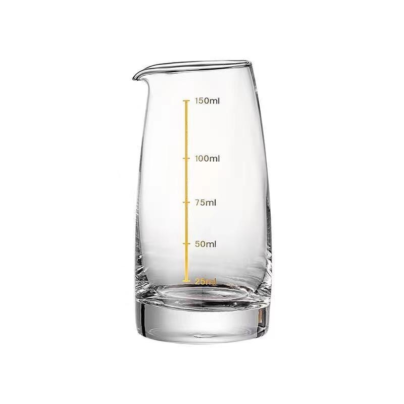 Stakleni set za vino u kineskom stilu – 10-dijelni za kućnu i restoransku upotrebu, s dvostrukim mjernim oznakama i tiskom logotipa