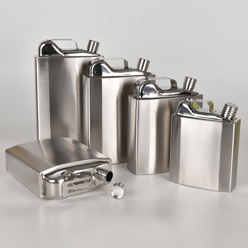 Megvastított 304 rozsdamentes acél boros kanna – hordozható kültéri, retro stílus, könnyű luxus