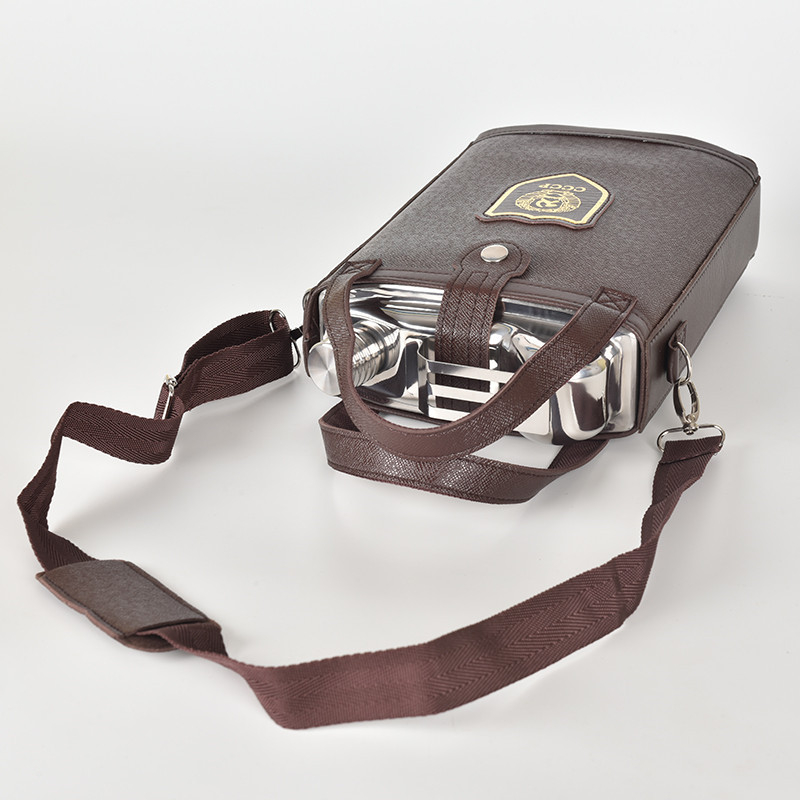 Megvastított 304 rozsdamentes acél boros kanna – hordozható kültéri, retro stílus, könnyű luxus