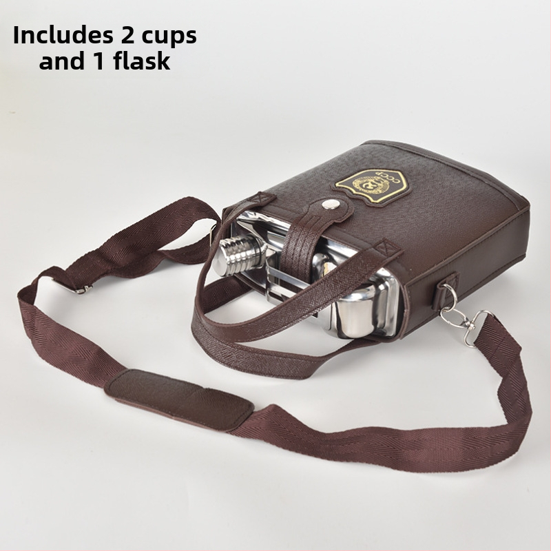 Džbán na víno z hrubšej 304 nerezovej ocele, prenosný pre vonkajšie použitie, retro štýl, ľahký luxus