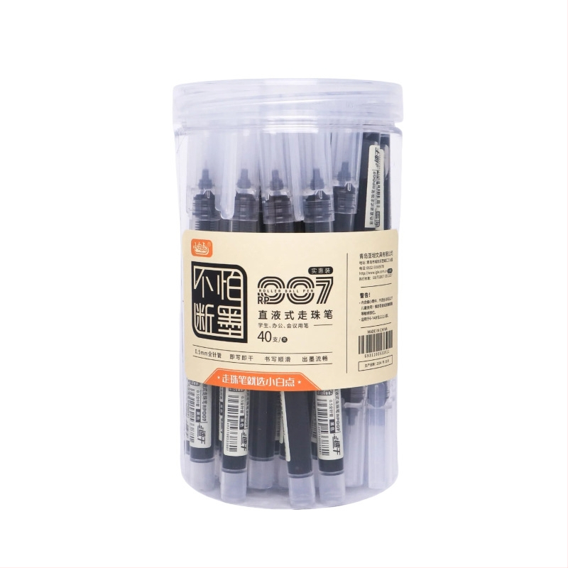 Uredsko gel olovka s brzim sušenjem tinte, visok kapacitet patrona, vrh od nehrđajućeg čelika, plastično kućište