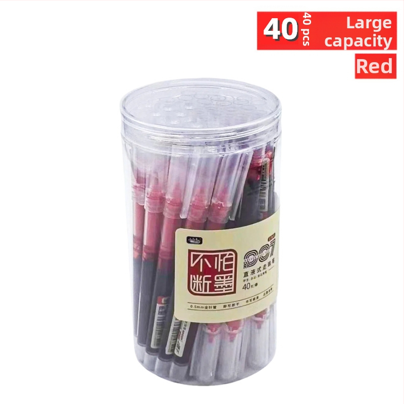 Uredsko gel olovka s brzim sušenjem tinte, visok kapacitet patrona, vrh od nehrđajućeg čelika, plastično kućište