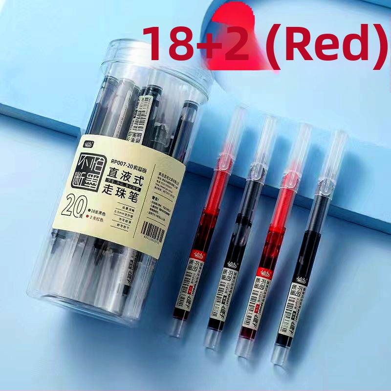 Uredsko gel olovka s brzim sušenjem tinte, visok kapacitet patrona, vrh od nehrđajućeg čelika, plastično kućište