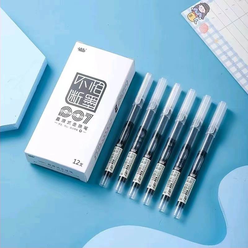 Uredsko gel olovka s brzim sušenjem tinte, visok kapacitet patrona, vrh od nehrđajućeg čelika, plastično kućište