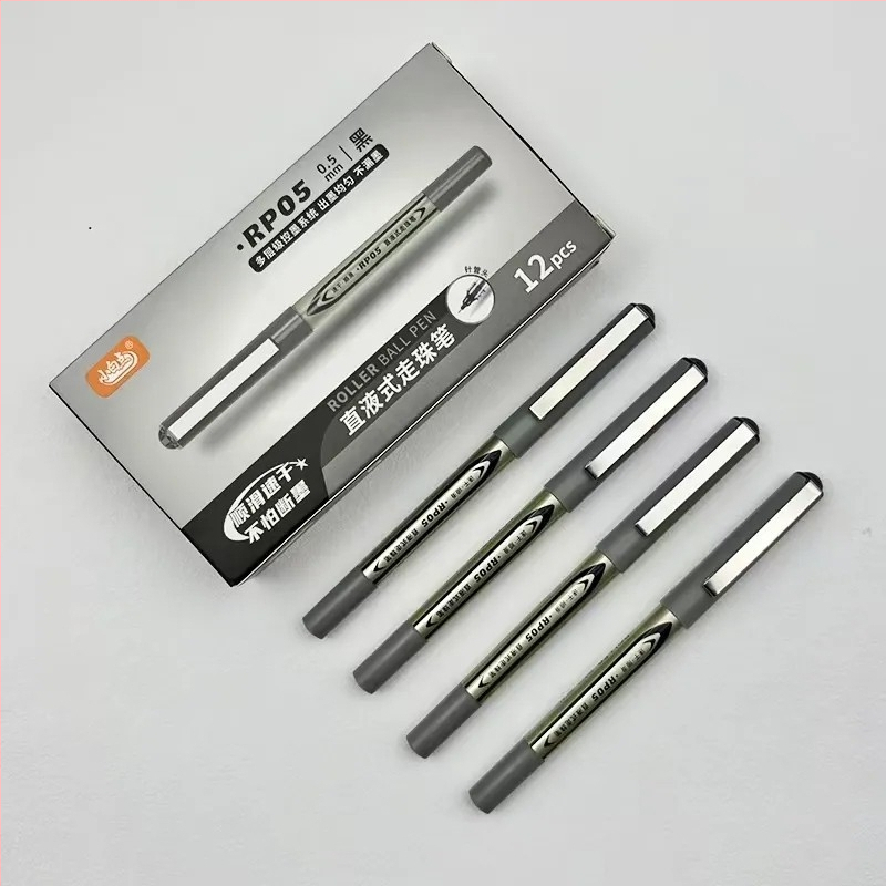 Uredsko gel olovka s brzim sušenjem tinte, visok kapacitet patrona, vrh od nehrđajućeg čelika, plastično kućište