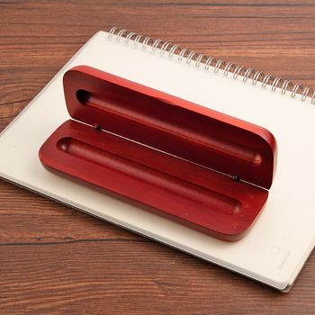 Cutie din bambus pentru stilou, cu gravură și personalizare a logo-ului