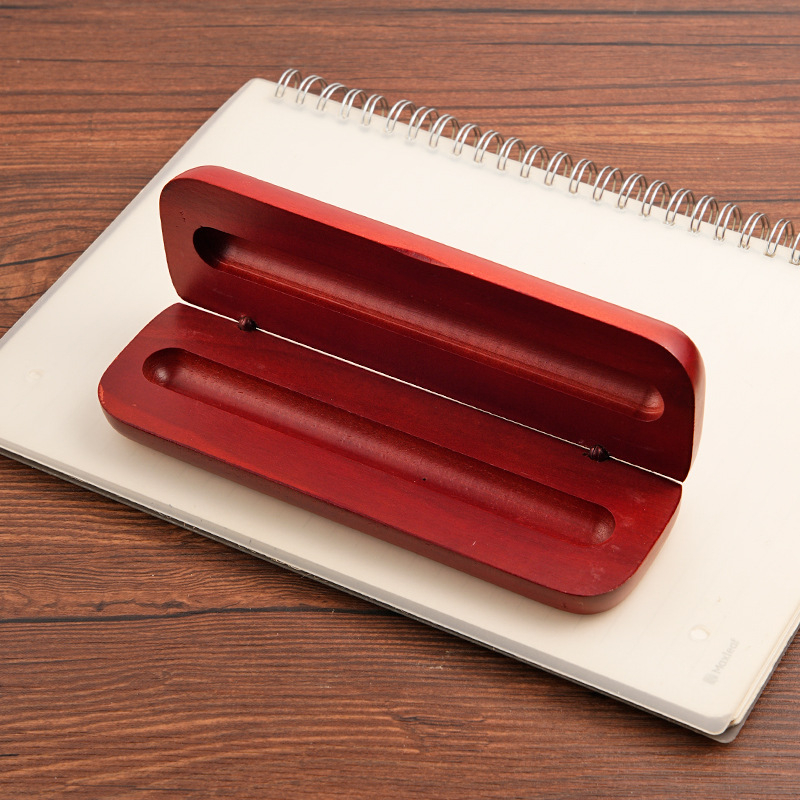 Cutie din bambus pentru stilou, cu gravură și personalizare a logo-ului