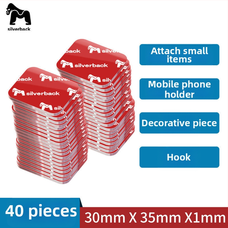 Nano obojstranná lepiaca páska, vysoká viskozita, priehľadná, malé kúsky, silné priľnutie pre auto a domov