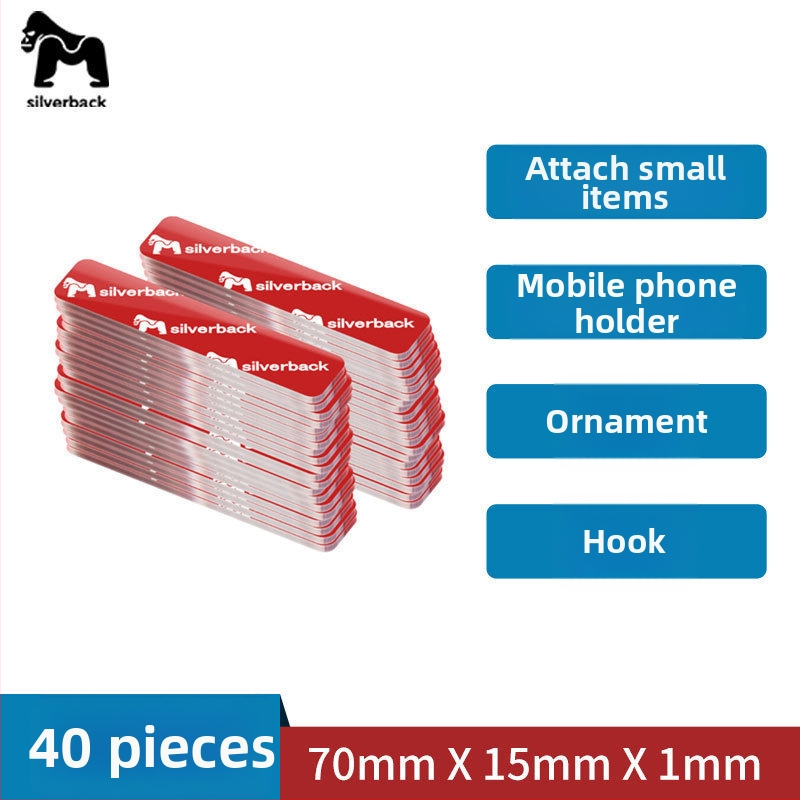 Nano obojstranná lepiaca páska, vysoká viskozita, priehľadná, malé kúsky, silné priľnutie pre auto a domov