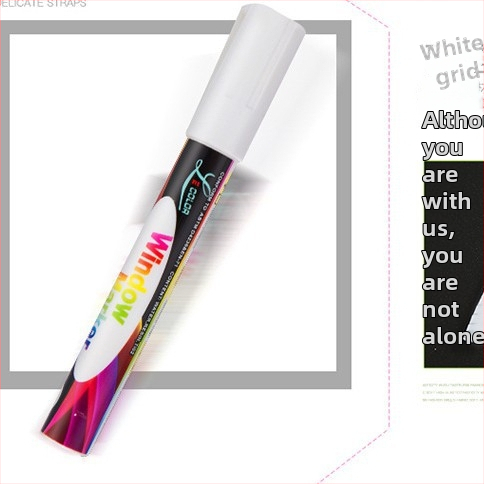FL-001 Plastový erazovateľný marker pre LED dosku – jednohrotový, tlač loga OK