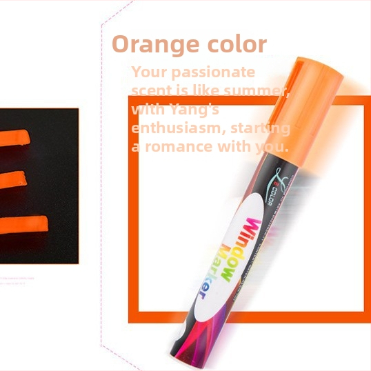 FL-001 Plastový erazovateľný marker pre LED dosku – jednohrotový, tlač loga OK