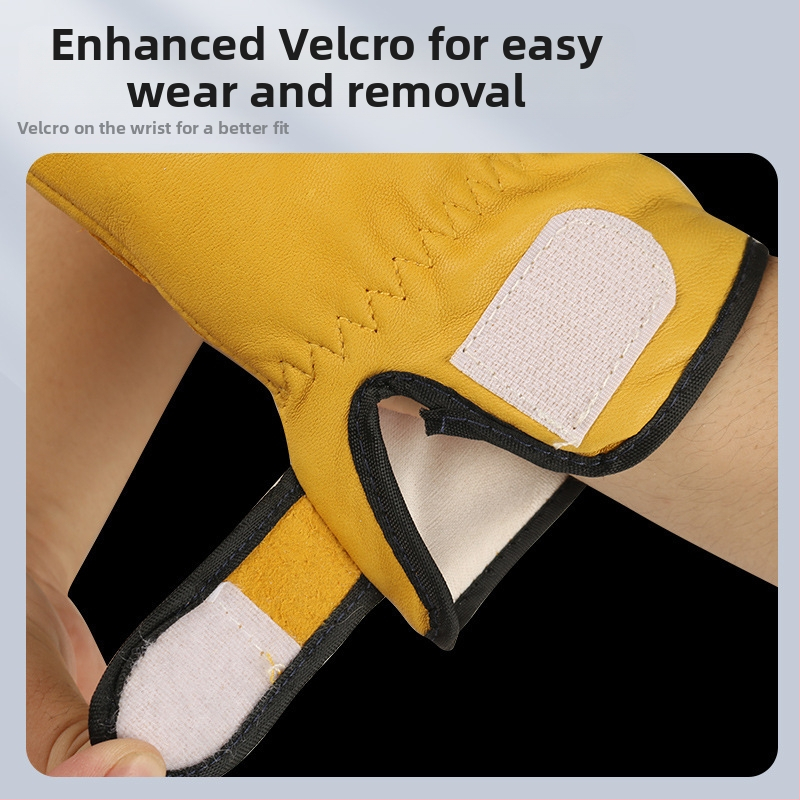 Rukavice na zváranie z ovčej kože, krátky manžet, tepelne izolované a odolné voči opotrebeniu, ochrana rúk pri zváraní (Materiál: Cortical; Rozsah použitia: zváranie; Funkcia: zváracie rukavice)