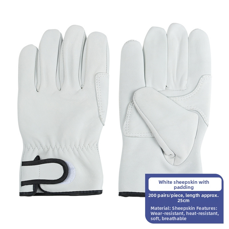 Rukavice na zváranie z ovčej kože, krátky manžet, tepelne izolované a odolné voči opotrebeniu, ochrana rúk pri zváraní (Materiál: Cortical; Rozsah použitia: zváranie; Funkcia: zváracie rukavice)