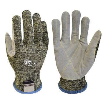 Rukavice od teleće kože s čeličnim žicom – protuklizne, otporne na rezanje, otporne na probijanje, trošenje, zaštita razine 5