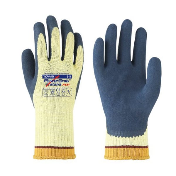 Rukavice od teleće kože s čeličnim žicom – protuklizne, otporne na rezanje, otporne na probijanje, trošenje, zaštita razine 5