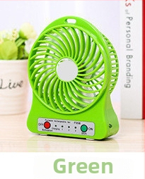 Prenosný USB dobíjateľný tichý stolný ventilátor, PVC materiál, stolný štýl, možnosť prispôsobenia