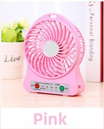 Prenosný USB dobíjateľný tichý stolný ventilátor, PVC materiál, stolný štýl, možnosť prispôsobenia