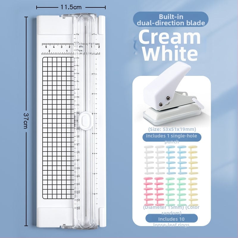 Rezač papira s plastičnom oštricom duljine 3 cm, prijenosni ručni reznik i alat za zaobljivanje kutova