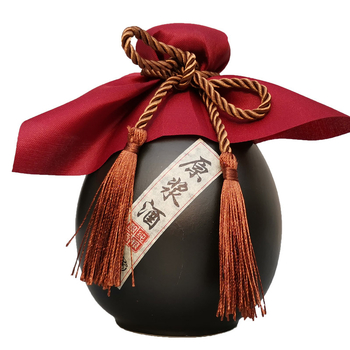 Ősrégi kerámia boros kanna, retro-lux stílus, nyomtatott logóval, első osztályú minőség, egyedi csomagolás, borhoz