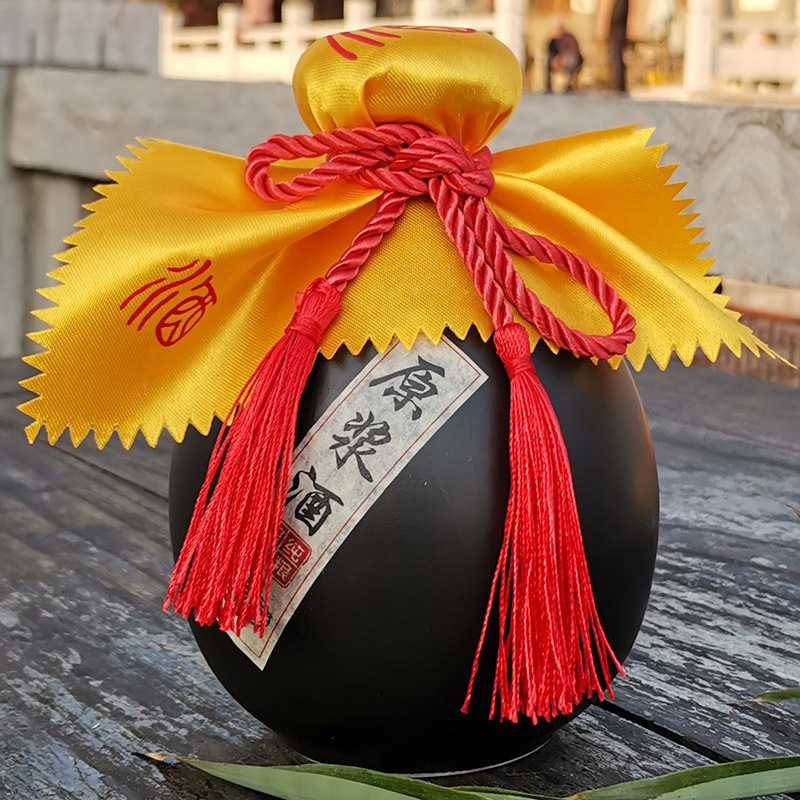 Ősrégi kerámia boros kanna, retro-lux stílus, nyomtatott logóval, első osztályú minőség, egyedi csomagolás, borhoz