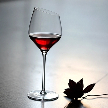 Elise čaša za vino, staklo, moderni minimalistički stil, široka čaša, otisnut logotip, pakiranje na pladnju