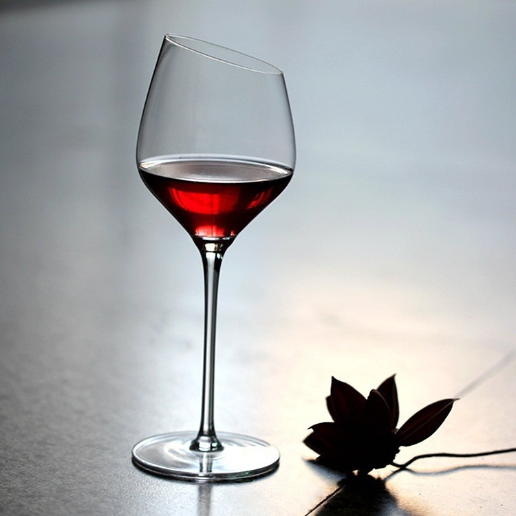 Elise čaša za vino, staklo, moderni minimalistički stil, široka čaša, otisnut logotip, pakiranje na pladnju
