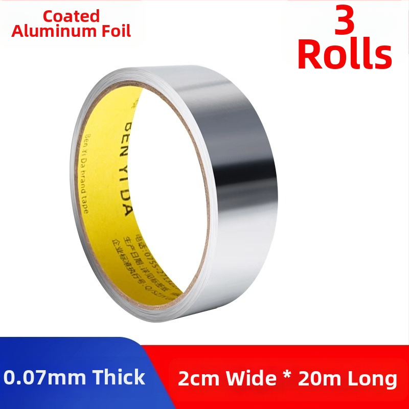 Páska z hliníkovej fólie bez podložky, odolná vysokým teplotám, vodeodolná, určená na vonkajšiu ochranu a obliekanie kovových rúrok