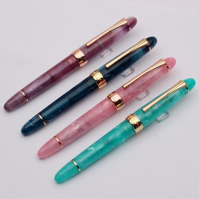 Kaglou 356 stilno pero: tijelo od smole, igla od nehrđajućeg čelika, sustav apsorpcije tinte