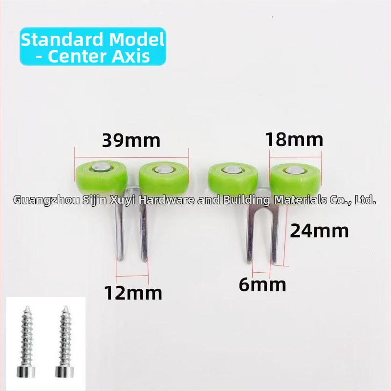 Role pentru uși glisante, oțel galvanizat, diametru roată 39 mm, diametru ax 39 mm, grosime perete 0,8 mm, încărcare maximă 50 kg