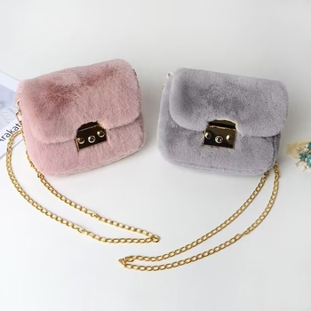 Pliš kvadratna crossbody torba s poklopcem i lancem remenom, unisex, džep za telefon, podstava od sintetičke kože, jesen 2023