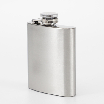 Rozsdamentes acél csípőpalack, modern minimalista design, prémium minőség, ideális borhoz, logónyomás elérhető