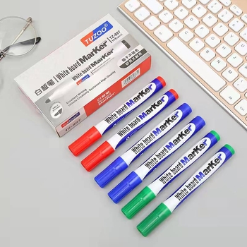 Marker za bijelu ploču TZ-887 | Plastično kućište • Bez logotipa • Uredska uporaba • Pakiranje u kutijama / na veliko