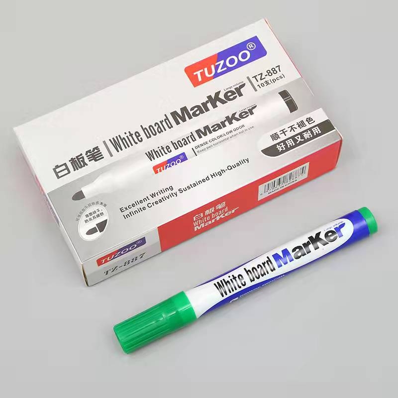 Marker za bijelu ploču TZ-887 | Plastično kućište • Bez logotipa • Uredska uporaba • Pakiranje u kutijama / na veliko