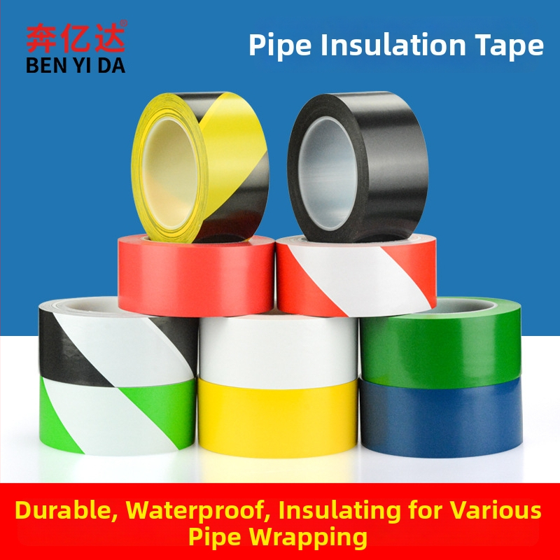 PVC páska na obal potrubia pre vonkajšiu ochranu kovových potrubí – základný materiál PVC, hrúbka 0,14 mm, tepelné odolnosti 60°C (krátkodobo/dlhodobo), značka Ben yida