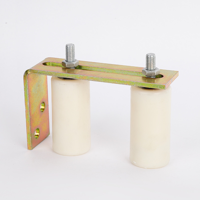 Rulment de poziționare din nylon pentru uși glisante, cu roată ghidaj și suport — Vinda