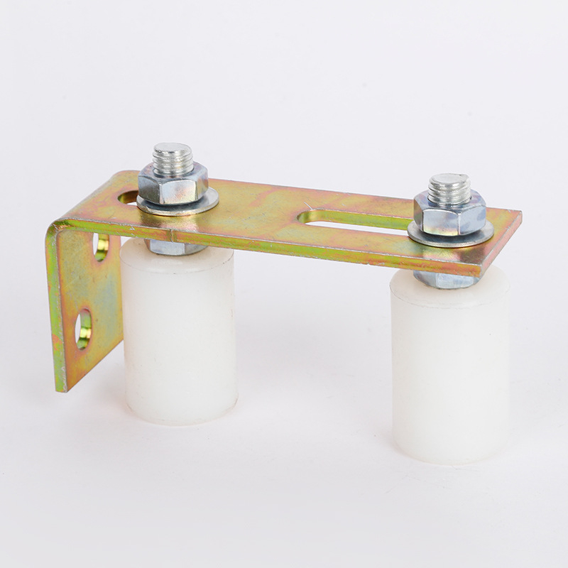 Rulment de poziționare din nylon pentru uși glisante, cu roată ghidaj și suport — Vinda