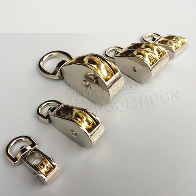 Bloc de roți pentru ridicare cu tambur mobil — cârlig în formă de U, oțel inoxidabil 304, design compact