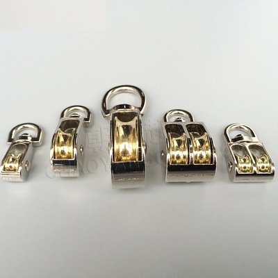 Bloc de roți pentru ridicare cu tambur mobil — cârlig în formă de U, oțel inoxidabil 304, design compact