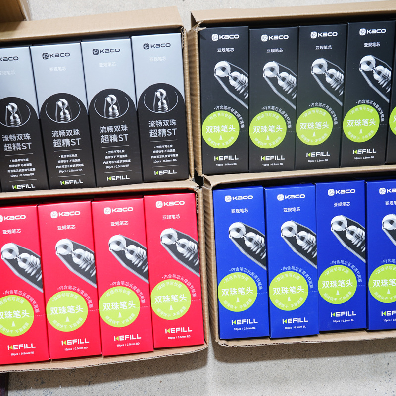Kaco refil za potpisnu olovku, 0,5 mm vrh, zamjenski jezgra, u kutiji