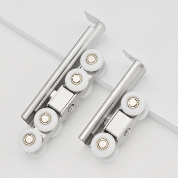 Roată suspendată din oțel inoxidabil pentru ușă glisantă interioară (Material: Oțel inoxidabil; Model: Roată pentru ușă glisantă din oțel inoxidabil; Domeniu de utilizare: Uși și ferestre; Stil: Modern minimalist; Proces: Personalizare de probă)