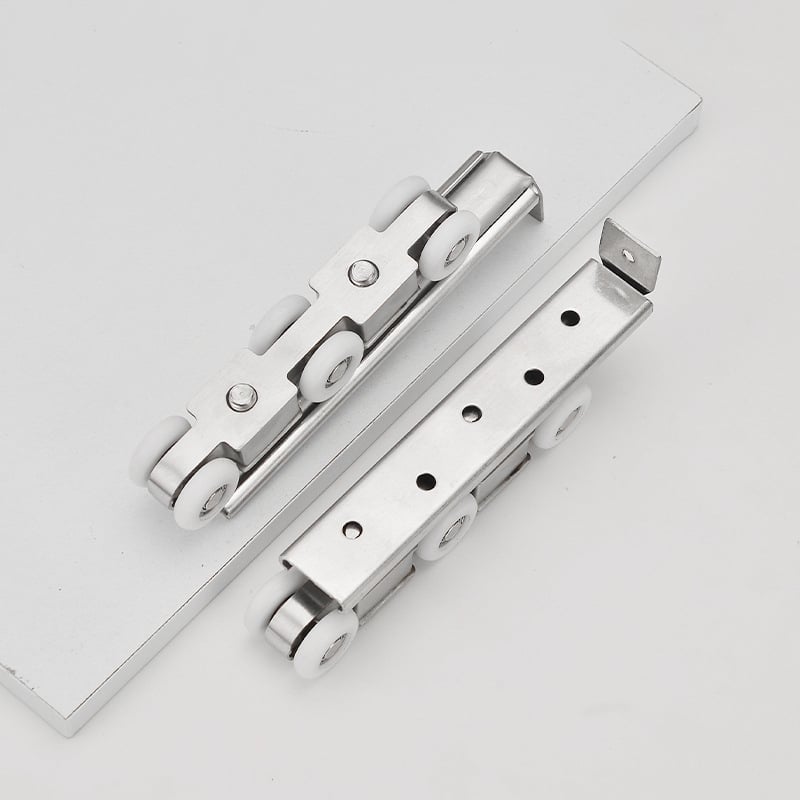 Roată suspendată din oțel inoxidabil pentru ușă glisantă interioară (Material: Oțel inoxidabil; Model: Roată pentru ușă glisantă din oțel inoxidabil; Domeniu de utilizare: Uși și ferestre; Stil: Modern minimalist; Proces: Personalizare de probă)